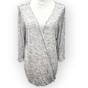 Jessica Simpson Wrap Nursing Top Women's Size XL Grey Heather
